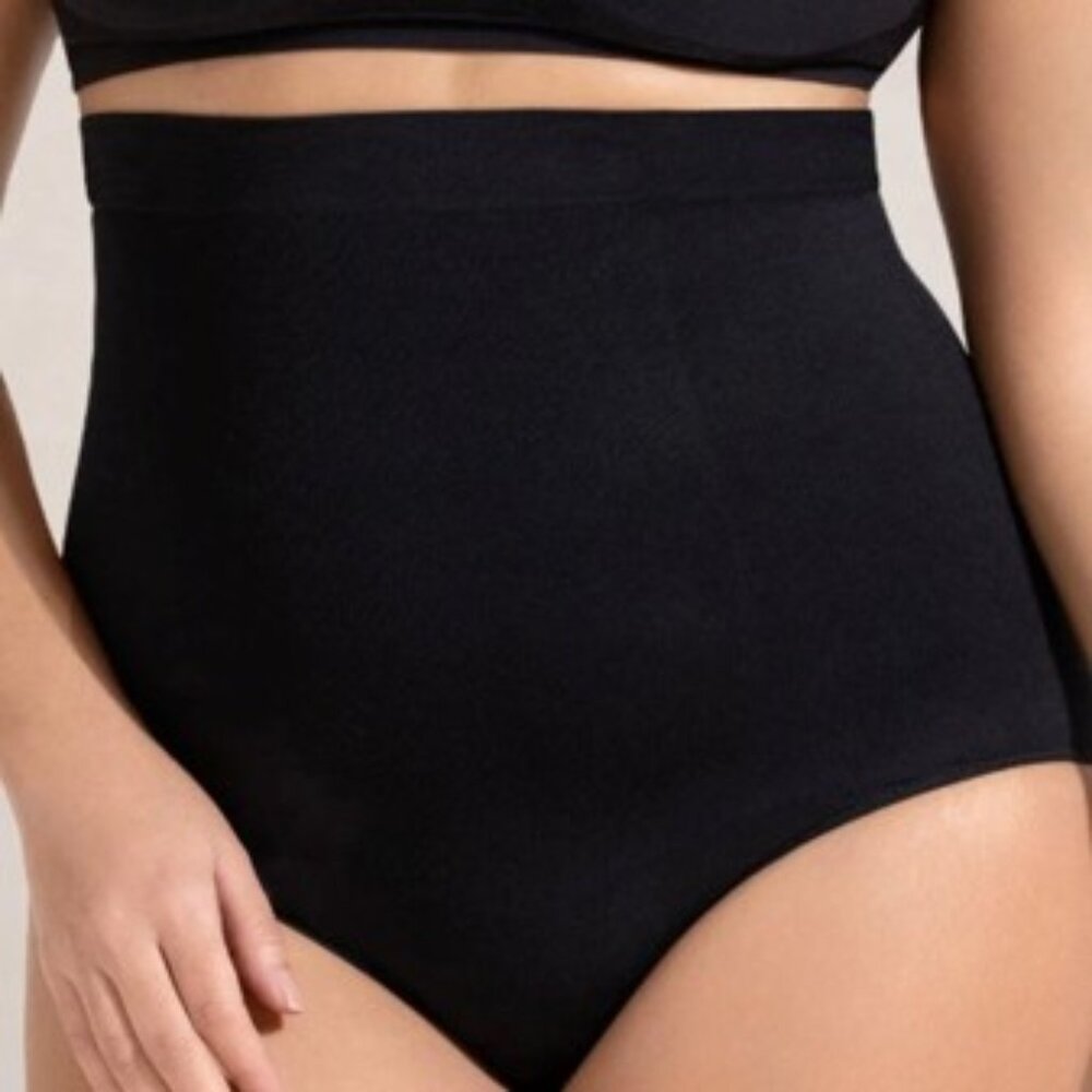 Shapermint All Day Every Day High-Waisted Shaper Panty Black Sz M/L + XL/XXL NWT